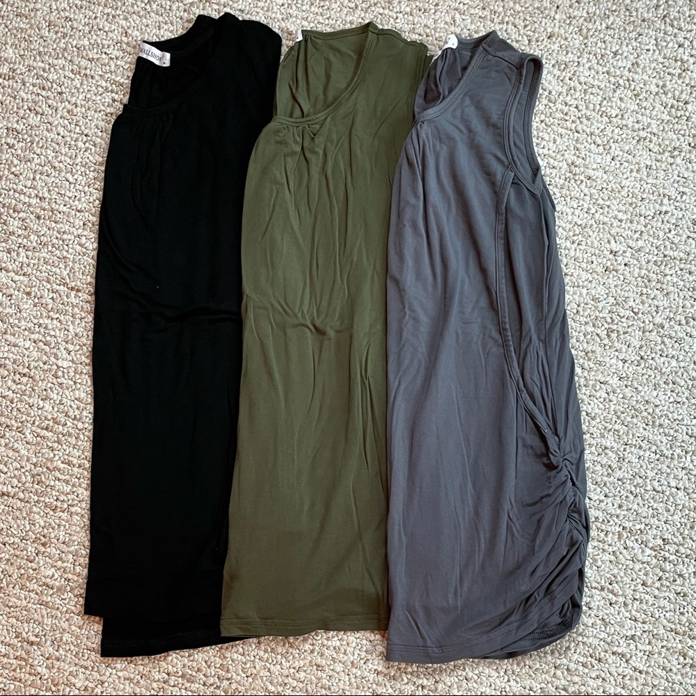 3-pack medium nursing tops